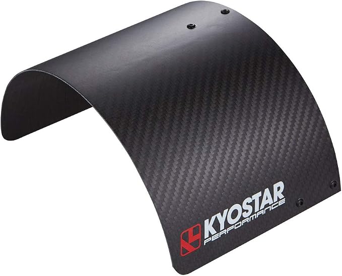 Kyostar Universal 100% Real Carbon fiber Air Filter Heat Shield Cover Burning - Image 3