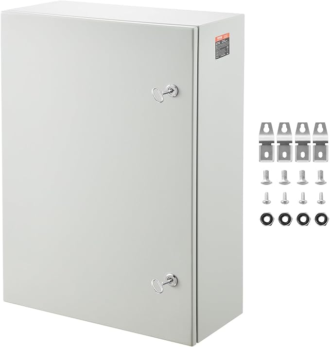 VEVOR Steel Electrical Box, Cold Rolled Steel Electrical Enclosure Box by VEVOR