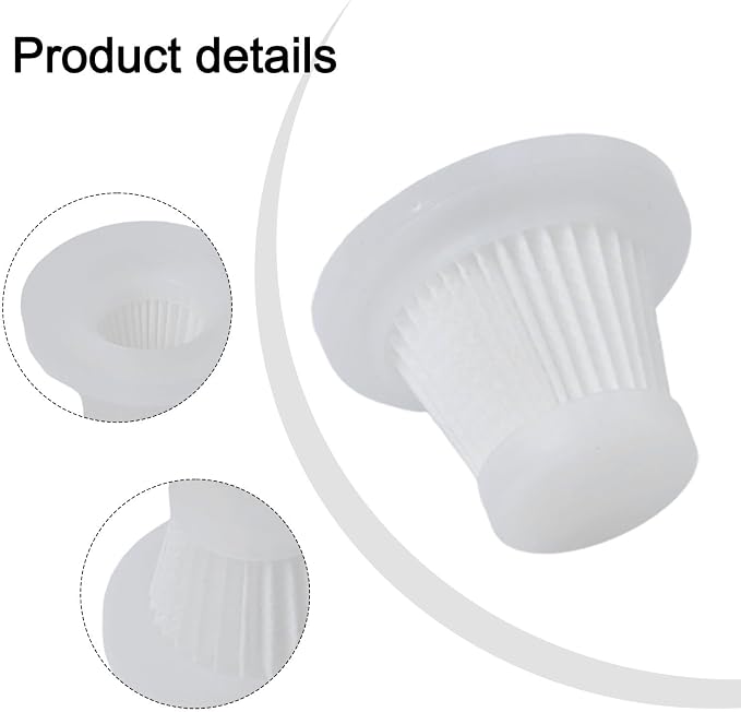 For HEPA Filter for Car Vacuum, Washable Reusable Vacuum Filter Replacement 10 - Image 3