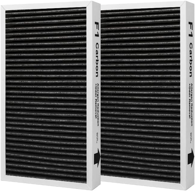 F1 Carbon Allergen Reduction+Odor Removal, HEPA Replacement Filter Compatible by WOCASE