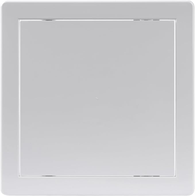 Vent Systems 8x8 Access Panel - Easy Access Doors - ABS Plastic - Access Panel for Drywall, Wall and Ceiling Electrical and Plumbing Service Door Cover - Exterior Dimensions 8.7x8.7 Inches
