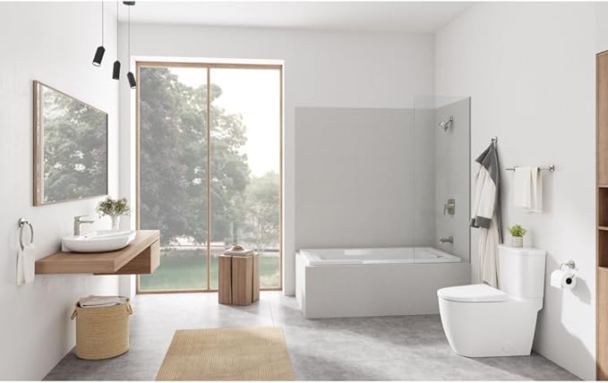 Grohe 101899EN00 Cubeo Single Hole Single Handle S-Size Bathroom Faucet, Less Drain, 1.2 GPM, Brushed Nickel