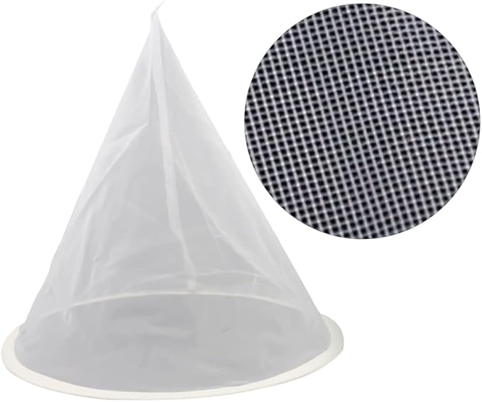 SECFOU 2pcs Fine Gauze Mesh Honey Strainer Filter Net - Image 2