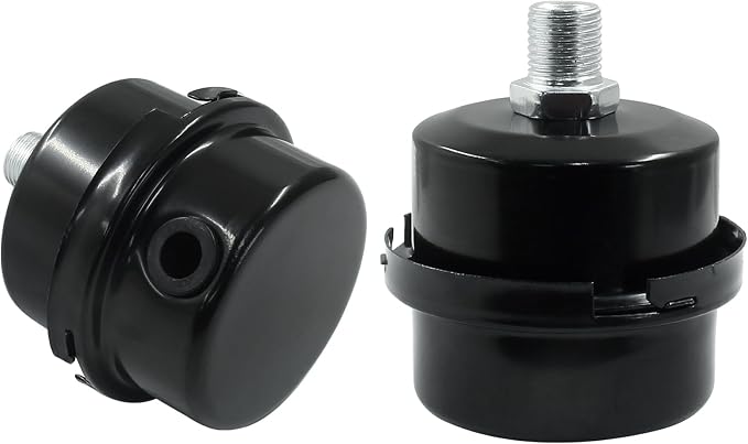 Hordion 2 Pack Air Compressor Silencer, 1/4" Thread Air Compressor Intake - Image 5