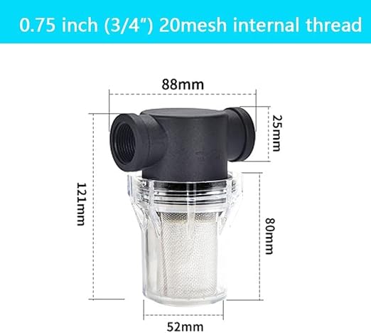 Budget Plastic Water Filter 1/2-1 - Image 2