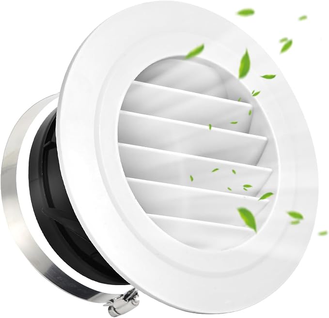 Soffit Vents 8 Inch, Round Exhaust Air Vent Cover by Unknown