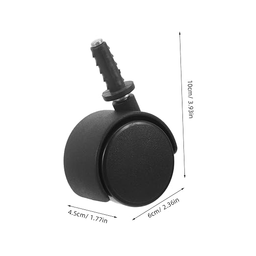 Healifty 4pcs Small Appliance Swivel Wheels Replacement - Image 2