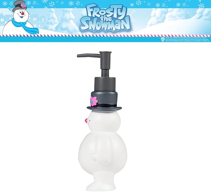 Frosty The Snowman Holiday Christmas Soap/Lotion/Hand Sanitizer Resin Pump Dispenser, 13 Ounces, (Officially Licensed Product) by Franco Collectibles