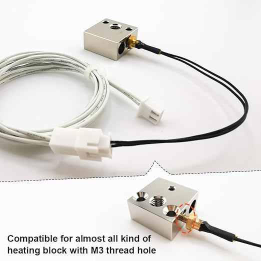 Ender 3 v2 Thermistor M3 300℃ Upgrade, 3D Printer NTC 100K 3950 Ender 3 M3 Stud - Image 6