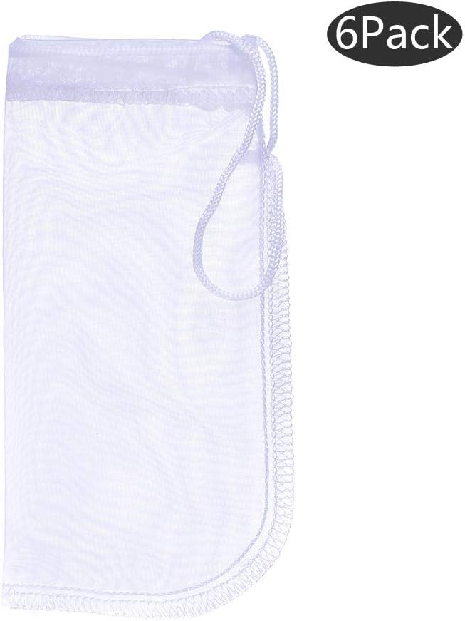 ALEGI Media Filter Bag Aquarium Extra Fine, Reusable 180 Micron Drawstring Mesh - Image 2
