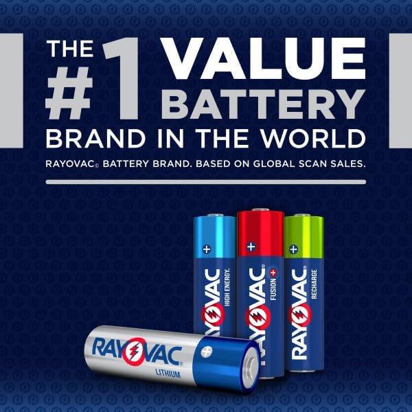 Rayovac 1.5V Lithium AA Batteries, Double A Batteries - Image 8