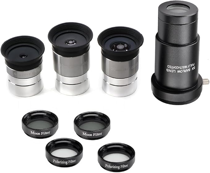 Complete Telescope Eyepiece Set by STARBOOSA
