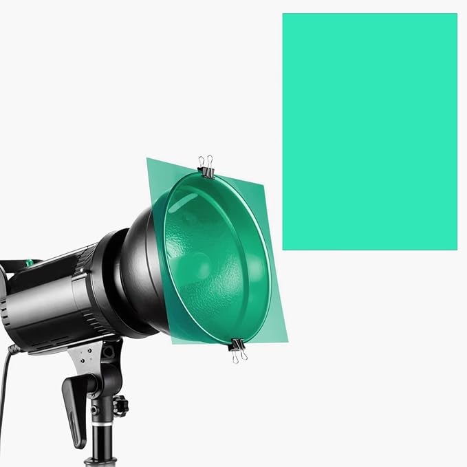 Lystaii 9pcs Gel Light Filter Color Correction Colored Overlays Transparent - Image 4