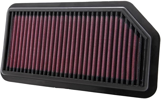 K&N Engine Air Filter: Reusable, Clean Every 75, 000 Miles, Replacement Car Air - Image 4