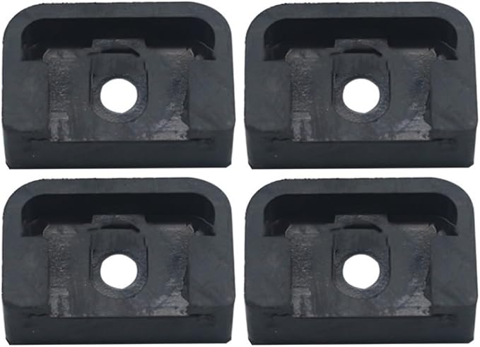 4 PCS Air Conditioner Outdoor Unit Vibration Damping Rubber Pad Foot Pad by Unknown