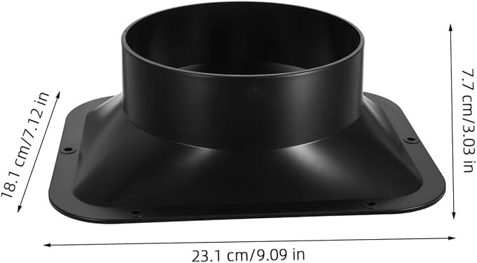 Uonlytech Air Vent Duct Connector Flange Hood Nozzle - Image 2