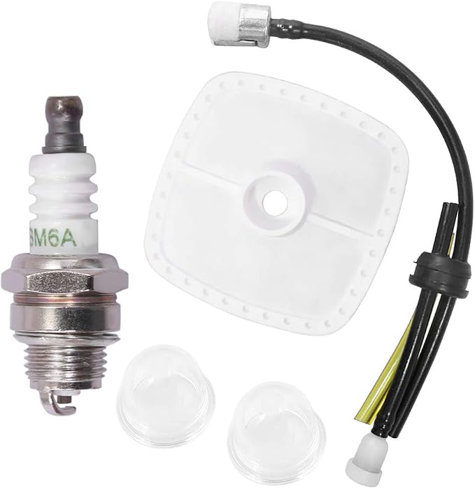 Air Filter Fuel Line Primer Bulb Spark Plug - Image 7