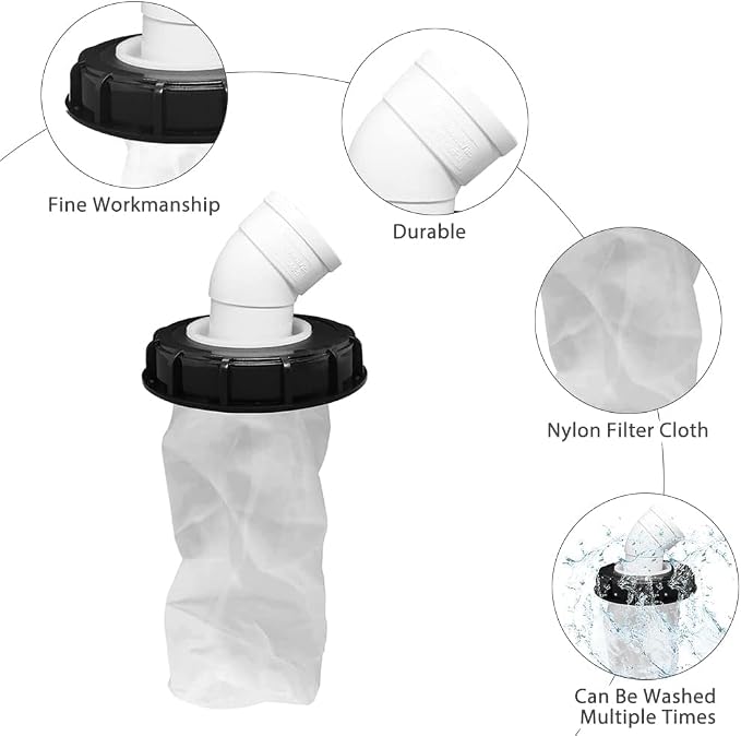 IBC Lid Filter 165 mm 45° Ton Barrel Cover - Image 4