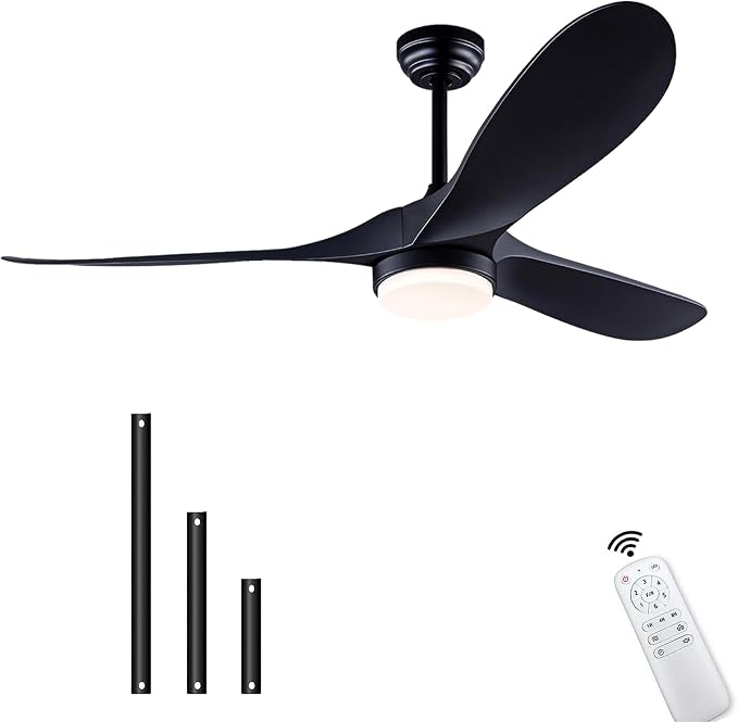 QUTWOB 52" Ceiling Fans with Lights Remote Control, Modern Reversible DC Motor - Image 7