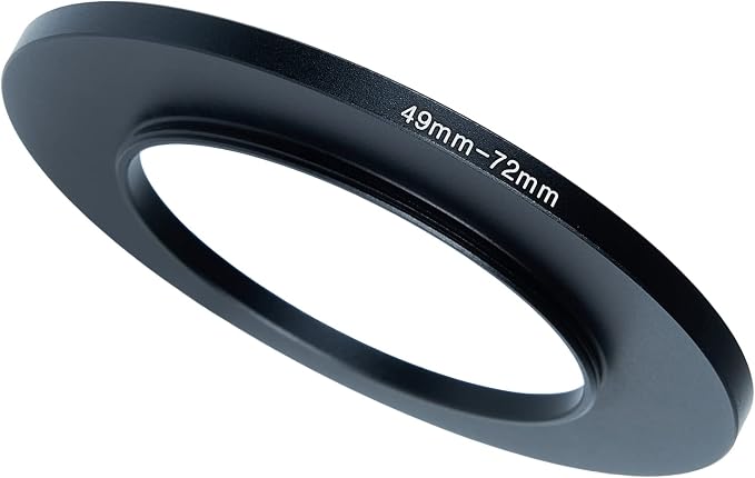 49mm to 72mm Step-Up Ring Filter Adapter by BETUYESS