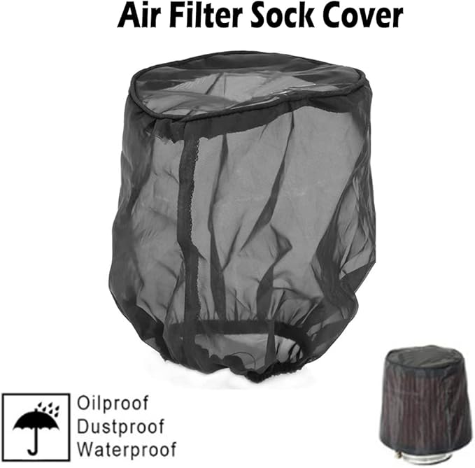 Air Filter Cleaner Kits, Motorcycle Waterproof Air Filter Rain Sock Dustproof - Image 3