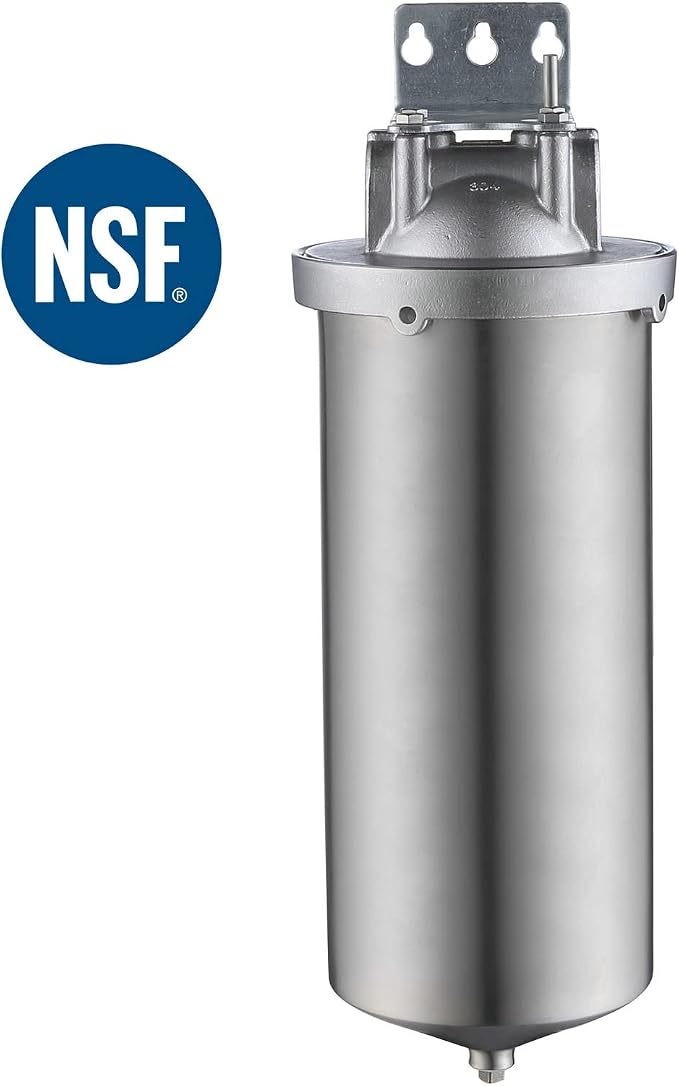 Amwater NSF/ANSI 42 Certification Jumbo Stainless Steel Filter Housing - Image 2