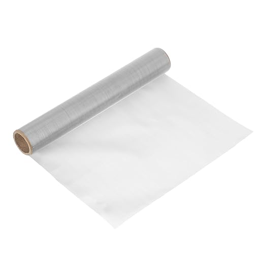 uxcell 400 Mesh 39" x 12" Woven Wire Mesh, 304 Stainless Steel Air Vent Filter by uxcell