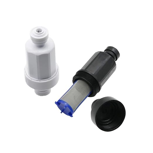 Spray Water Connection 1/4 Inch Slide Lock Quick Connect Water Micro Filter - Image 2