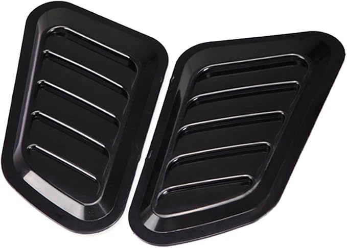 2Pcs ABS Car Air Flow Intake Hood Scoop Vent Bonnet Cover Universal DIY by Unknown