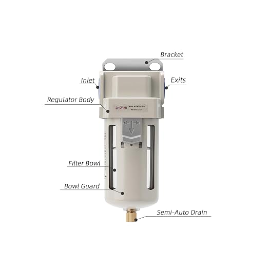 Industrial Air Dryer Filter 1/2”NPT, Air Compressor Water Separator, Air - Image 2