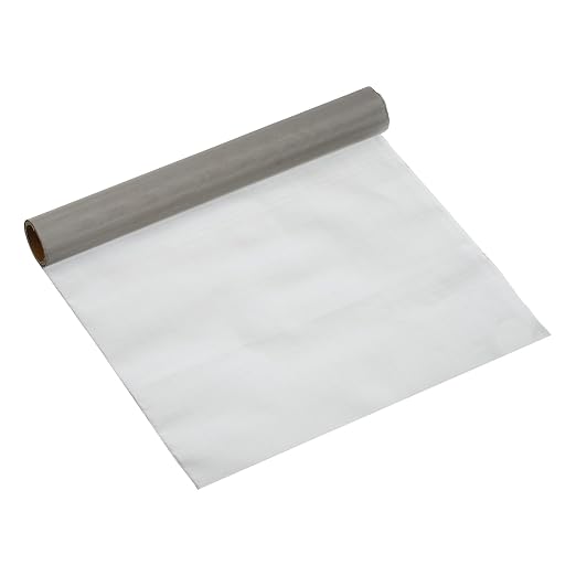 PATIKIL 40" L x 10" W Woven Wire Mesh, 500 Mesh 316L Stainless Steel Air Vent by PATIKIL