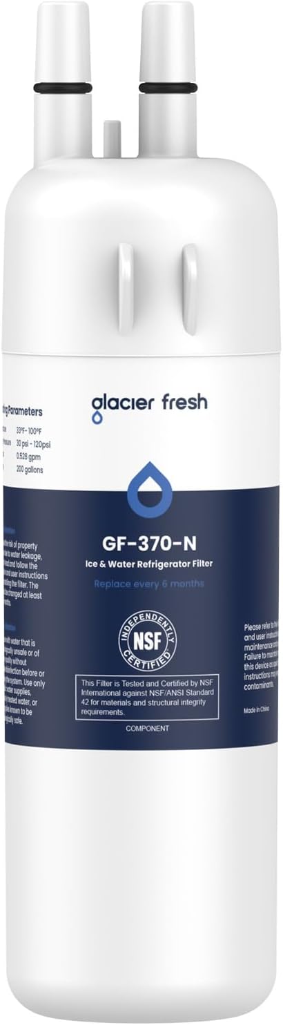 GLACIER FRESH Refrigerator Water Filter Compatible by GLACIERFRESH