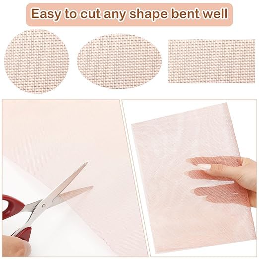 Amradield 4 Pack Pure Copper Mesh 9.8"x9.8" - Image 5