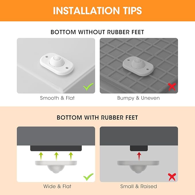 Aieve Self Adhesive Caster Wheels, 8 Pack Appliance Rollers - Image 6