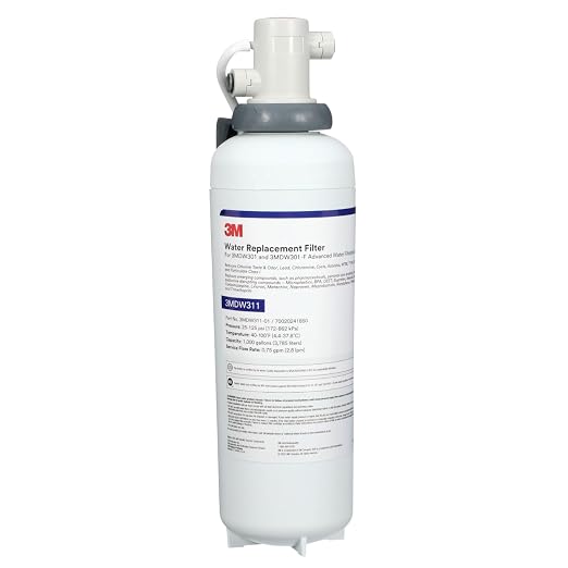 Aqua-Pure DW301 Under Sink Water Filter System, Removes Lead, Microplastics by 3MIndustrial