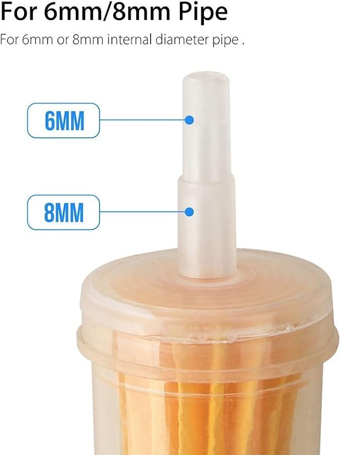 Inline Plastic Fuel Filters Set 10 Pieces - Image 8