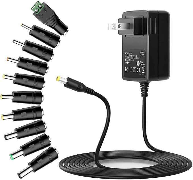 Belker Universal AC DC Adapter 12V 2A 1.5A 1A Power Supply by Belker