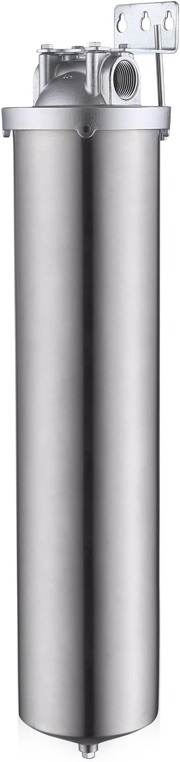 Amwater NSF/ANSI 42 Certi Stainless Steel Jumbo Size Filter Housing by Amwater