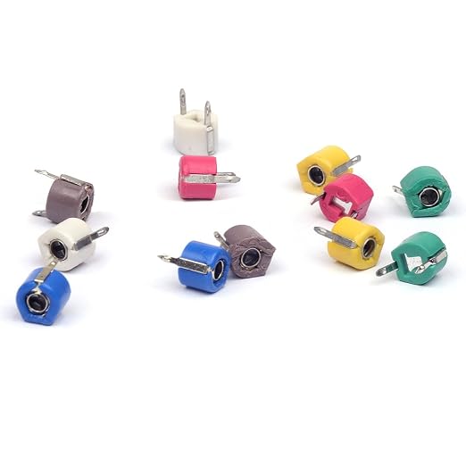 12Pcs Trimmer Variable Capacitance Ceramic 6mm Capacitor Kit 5PF 10PF 20PF 30PF - Image 5