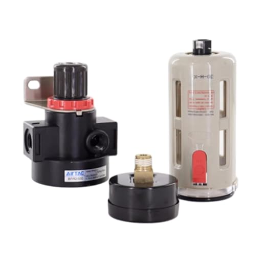 Compressed Air Pressure Filter Regulator Airtac BFR4000 1/2'' NPT 0-140 PSI - Image 7