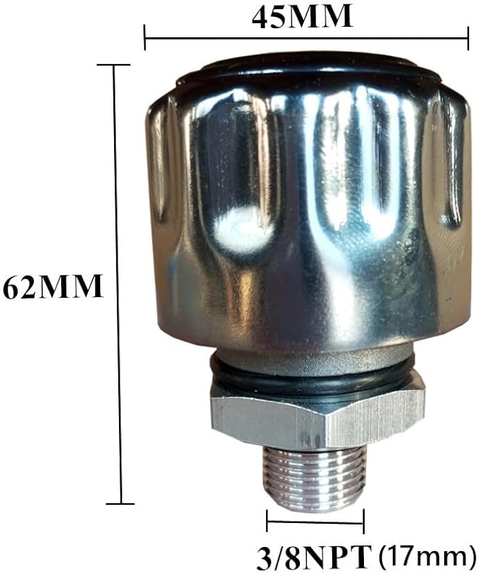 NPT Breather Cap 3/8" - Image 2