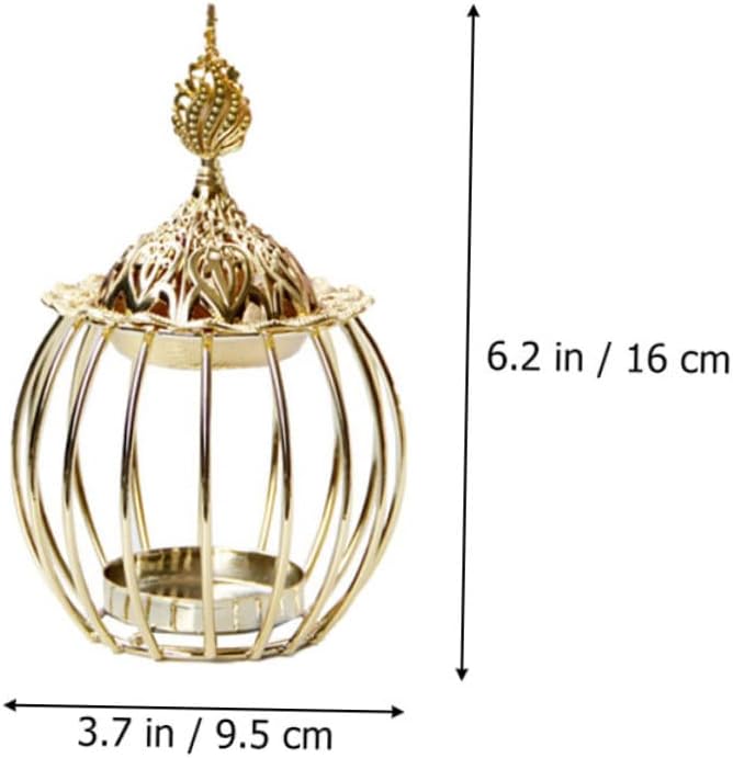 PRETYZOOM Iron Incense Burner Elegant Aroma Stove - Image 2