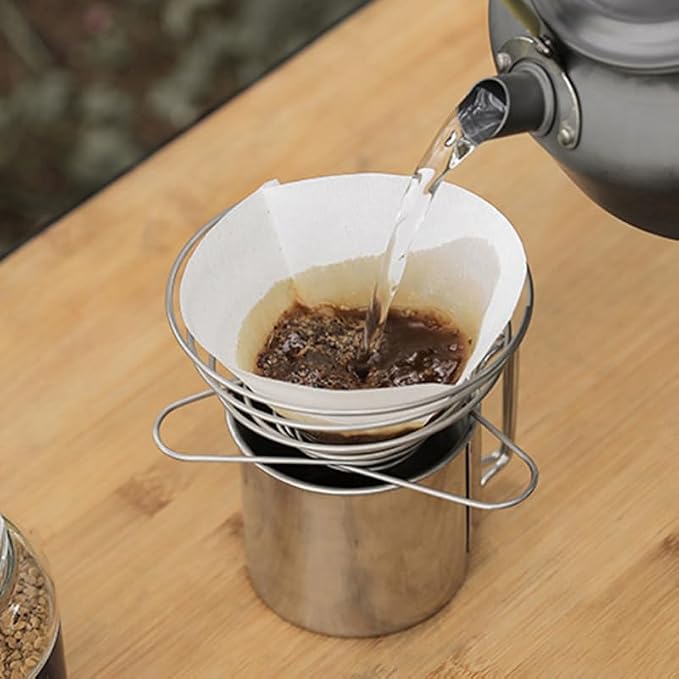 VILLCASE Coffee Filter Holder Funnel Dripper - Image 4