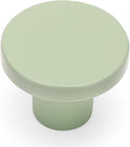 Ravinte 10 Pack Cabinet Knobs Light Green Kitchen Cabinet Knobs Round Dresser Drawer Pulls Closet Door Pulls 1-1/5 Inch