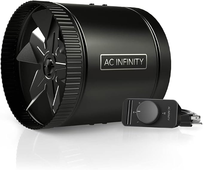 AC Infinity RAXIAL S8, Inline Booster Duct Fan 8” by ACInfinity