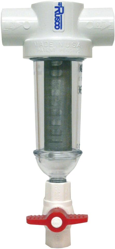 Rusco Spin Down Filter SS Screen T Style 3/4 FPT by Rusco