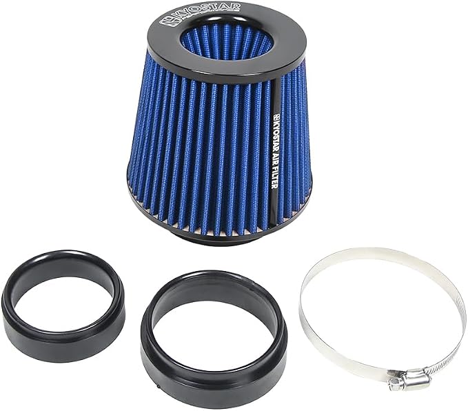 KYOSTAR Universal 3/3.5/4" High-Flow Air Filter, Reusable Cone Cold Air Intake by Kyostar