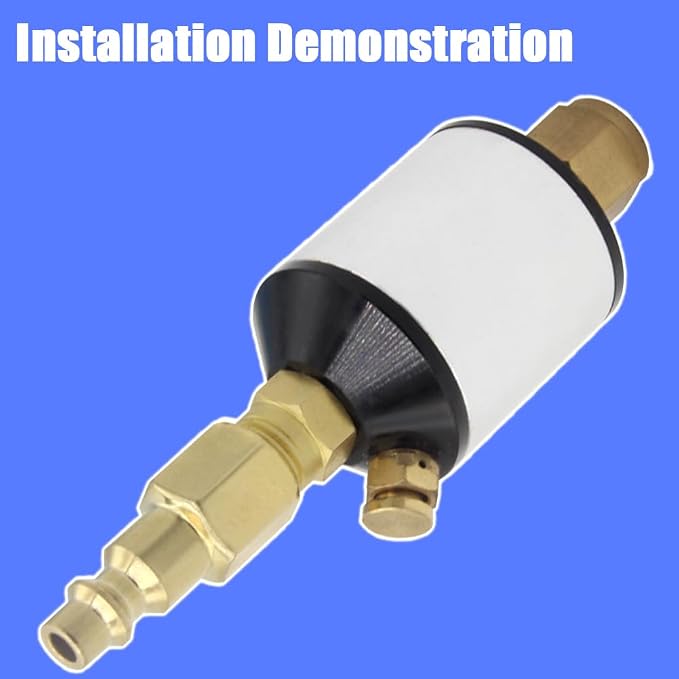 Oil Water Separator for Air Line, 1/4 Inch NPT Inlet and Outlet, Air Compressor - Image 5