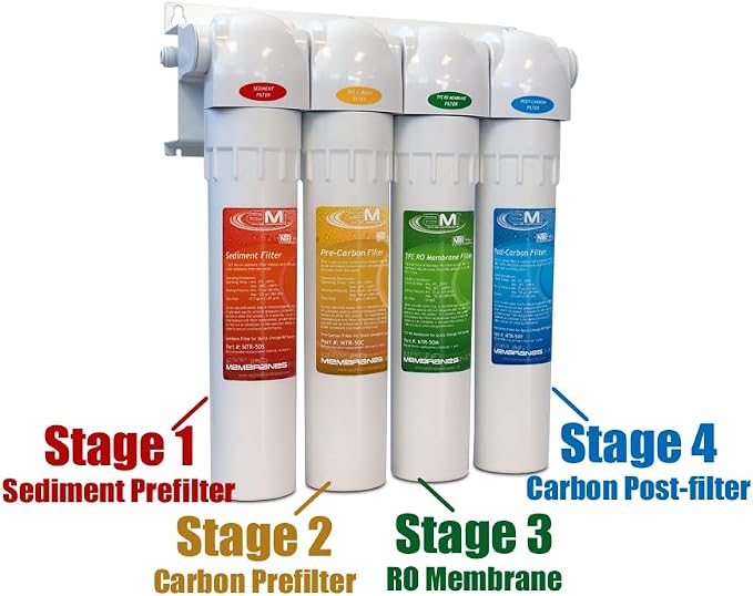 No Tools Required Home Reverse Osmosis Drinking Water System 4 Stage NTR - Image 2