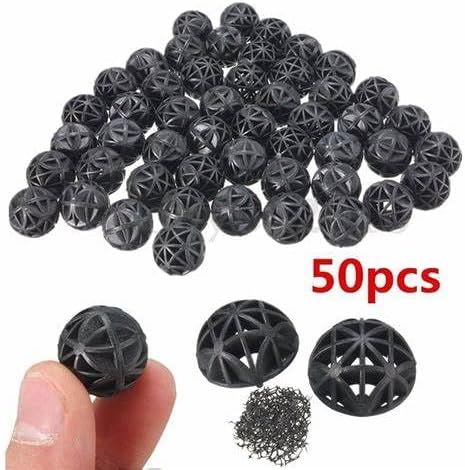 Wave Point Aquarium Filter Media Kits, 1 lb Activated Carbon + 50pc Bio Balls - Image 2